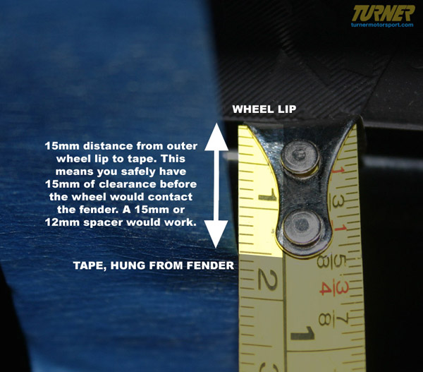 Wheel Spacer Size Chart