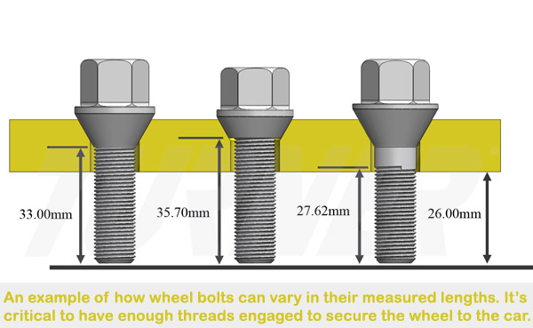 Alloy Wheel Wobbly Bolts x 20 Fit Bmw Wheels To Vauxhall Opel Vivaro 32mm Thread 