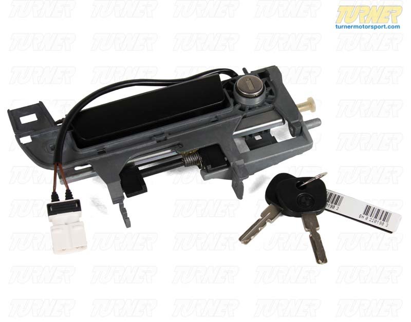 51218199924 Exterior Door Handle with Lock & Key Front Right E36