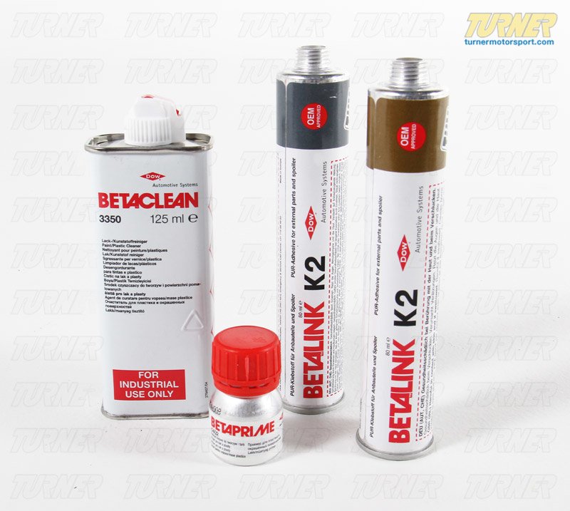 installation body adhesive kit BMW Betalink Genuine 83190413384 K2 Turner Adhesive, 83190413384