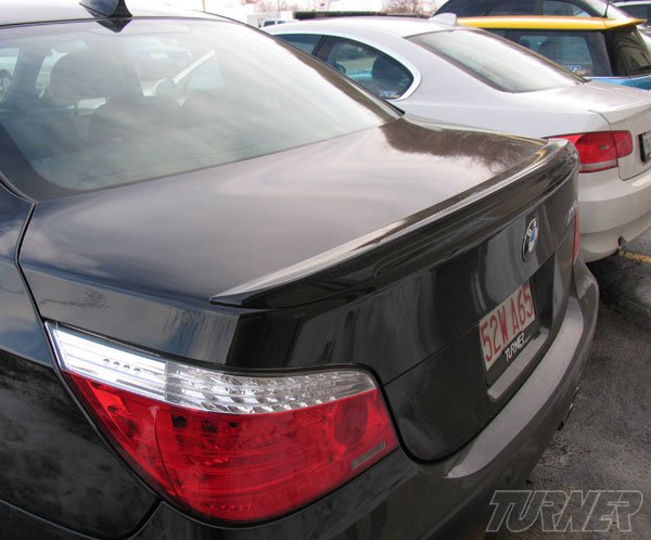 E60 m5 factory bmw rear trunk lip spoiler #5