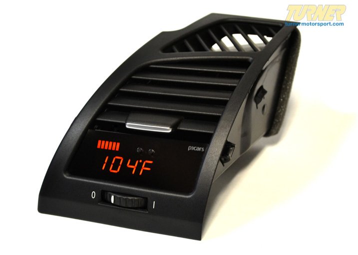 P3E8XGAUGEX P3Cars Vent Integrated Data Display and Boost Gauge