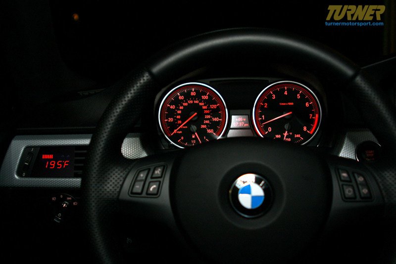 P3 bmw 335i vent integrated boost gauge #6