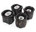 Rear Subframe Bushings/Mounts - Set - Group N Race Rubber - E82, E9X