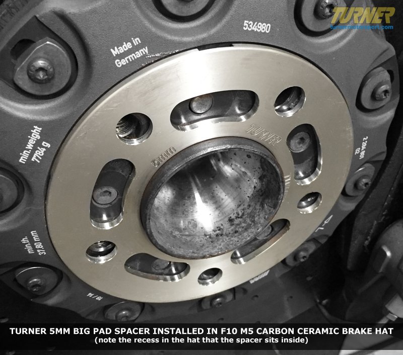 TMS215373 Turner BMW 5mm Big Pad Wheel Spacers (Pair) E70/E71, F02