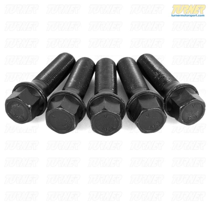 14253501X Wheel Bolt for BMW, MINI 14x1.25 Black E70, F01, F10