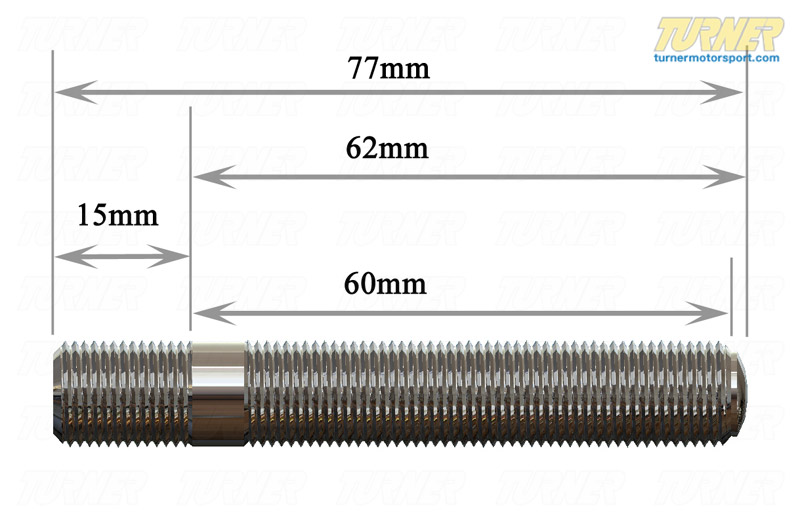 TWD Alloy Wheel Bolts For BMW 3-Series E21 E30 E36 E46 E90 (M12x1.5) - 16 Pack - Made In UK