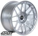 E92 Apex ARC-8 Silver Wheels
