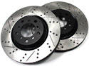 BMW E39 Drilled & Slotted Brake Rotors